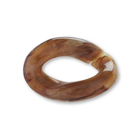 Acrylic chain parts Kihei 5 Milk Brown Marble [Outlet]