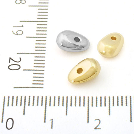 CCBパーツ シズク トップホール ロジウムカラー – 貴和製作所