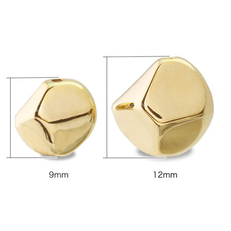 CCB parts nuts vertical hole gold