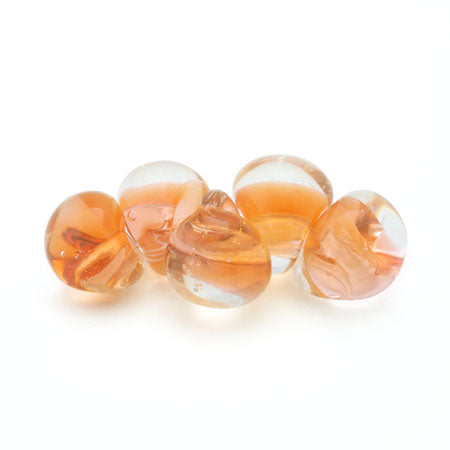 teardrop beads marigold