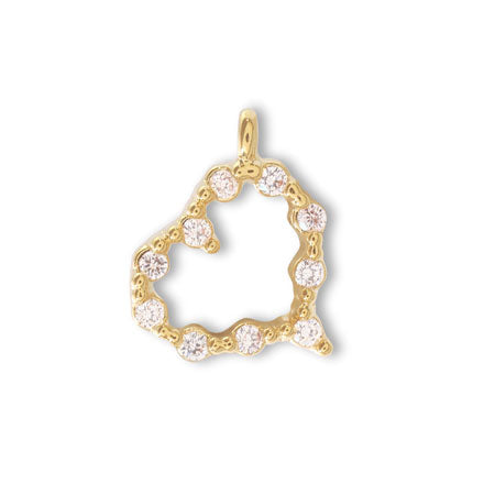 Open Heart Gold, Charm Cubic