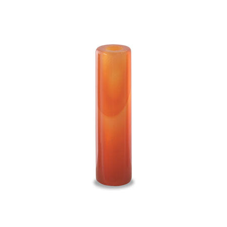 Natural stone tube agate (orange dyeing)