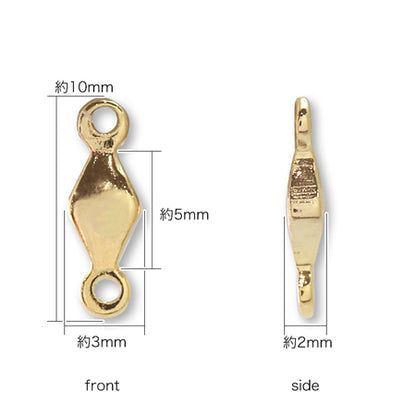 Joint parts diamond solid gold