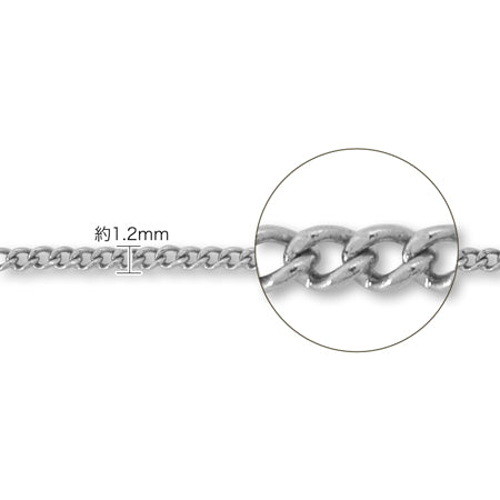 Stainless steel chain necklace 140S (with adjuster) stainless steel