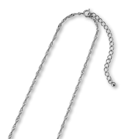 Stainless steel chain necklace D130HM (with adjuster) stainless steel