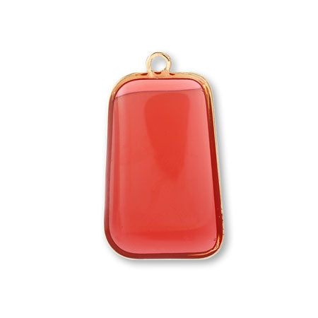 Metal frame resin -containing rectangle 1 can red/G [Outlet]