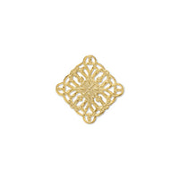 Sukasi parts square 2 approx. 12mm gold