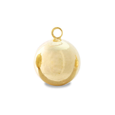 Charm metallic ball gold