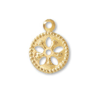 Prescham Round Flower Gold