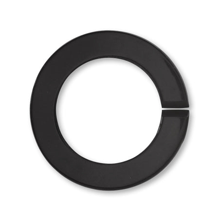 Buffalo Horn Parts Ring Round Black [Outlet]