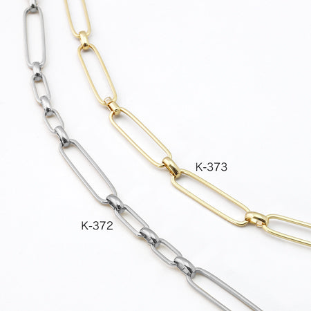 Chain K-372 Rhodium color