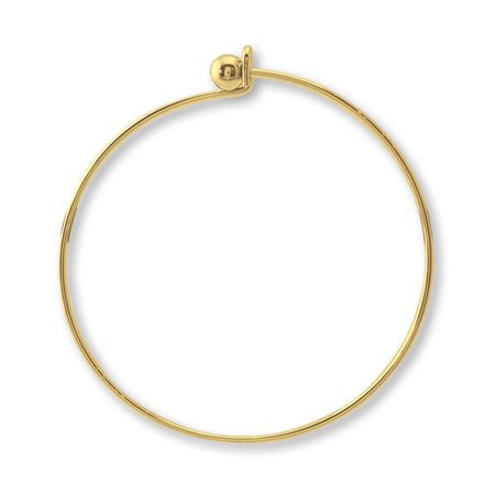 Wire bracelet screw type gold