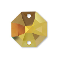 Kiwa Crystal #8116 2 holes Crystal Metallic Sunshine