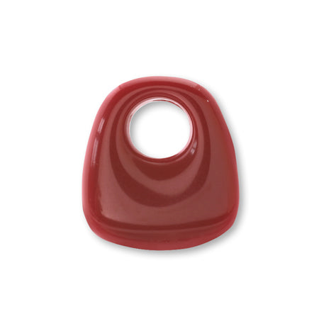 Acrylic German Ring Square 1 Red Velvet