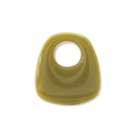 Acrylic German-made ring square 1 pistachio