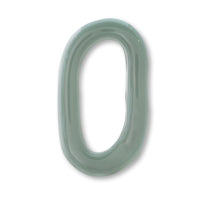 Acrylic German Ring Oval 7 Moss Green