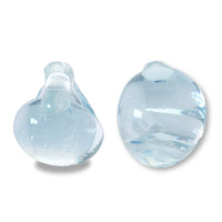 Teardrop beads Alice blue