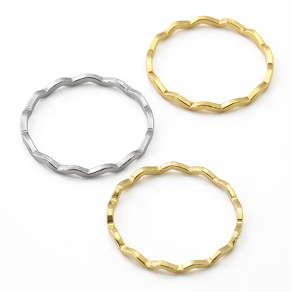 Metal Ring Parts Wave No.2 Gold [Outlet]