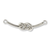 Metal joint knot bar No.2 rhodium color