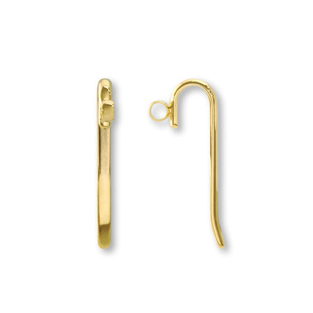 Pony hook small with ring gold