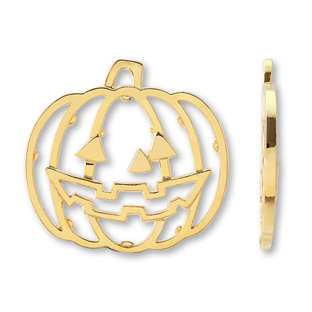 Resin frame Halloween pumpkin gold