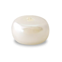 Resin pearl flat button cream