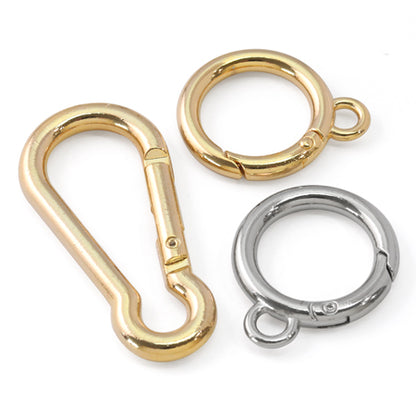 Keychain carabiner gold