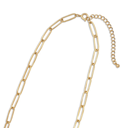 Gold chain necklace K