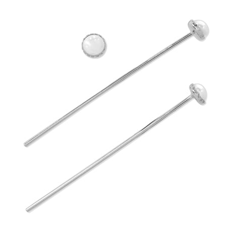 Design pin pearl white/RC