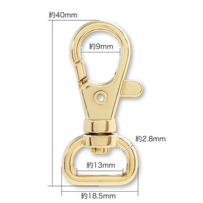 Keyholder Nascon 2: Rotational Kan with a nickel for spinning