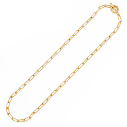 Chain necklace K-378 with mantel gold