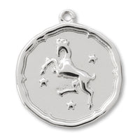 Charm Coin Horse Silver Mecchi