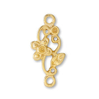 Joint parts floral 2 gold