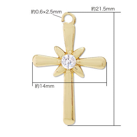 Charm Cross No.19 Gold