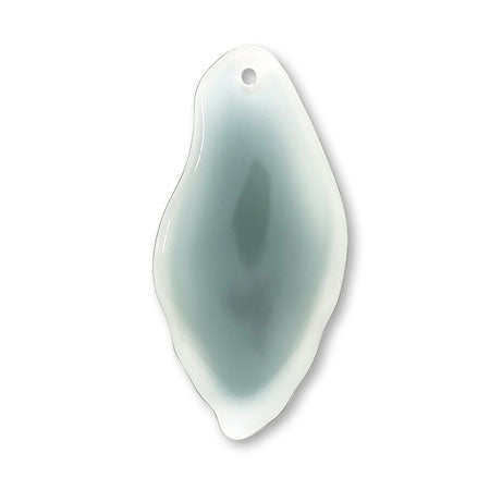 Paddle parts deformed oval 1 hole green [Outlet]