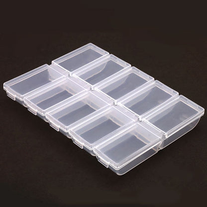Parts case square 10 sets with seals (for T-pin and 9-pin)