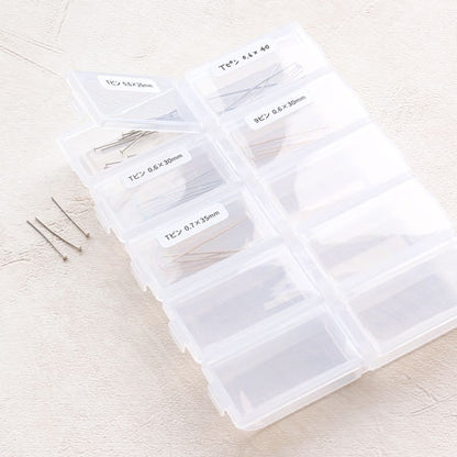 Parts case square 10 sets with seals (for T-pin and 9-pin)