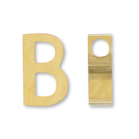 Metal parts initial B gold