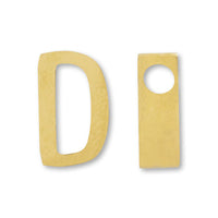 Metal parts initial D gold