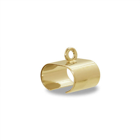 Hair fittings with caulking ring gold