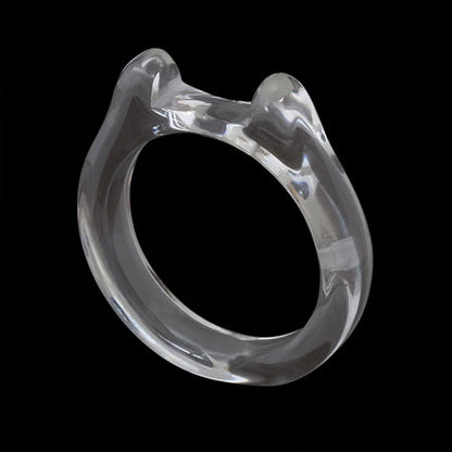 Ring stand resin stone seat No.2 clear