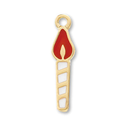 Charm candle flat red / g