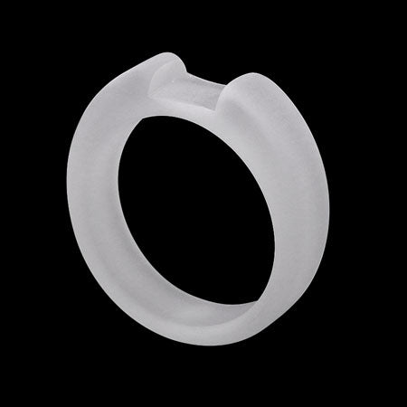 Ring stand resin stone seat No.1 matte white