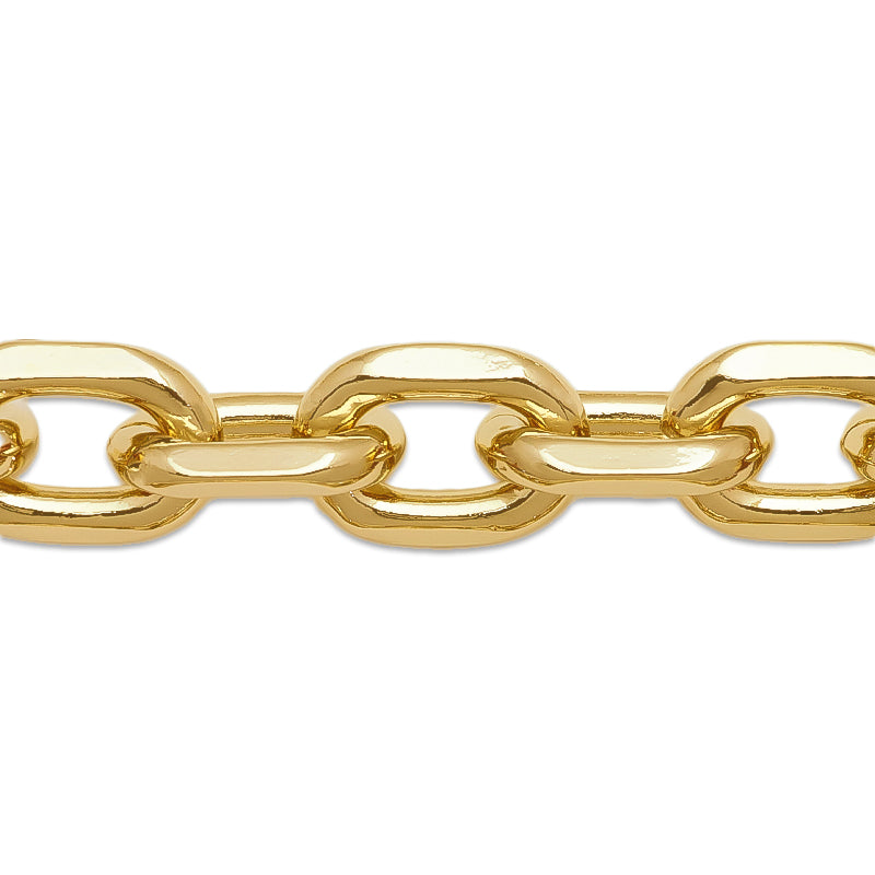 Aluminum chain AL140-4F gold