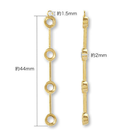 585 14金メッキ✨カフス ゴールドスウィヴル式 直線 スティック T字留め具 585 14金メッキ✨カフス ゴールドスウィヴル式 直線 スティック T字