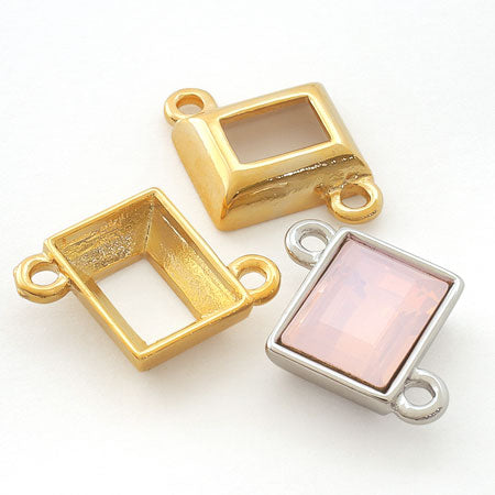 キャスト石座 ＃4527用 斜め 2カン　ゴールド