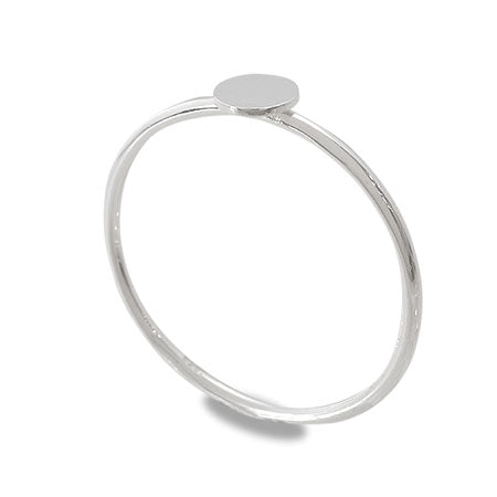 Stacking ring 4mm disc SV925