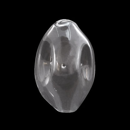 Glass Oval 2-Hole Crystal