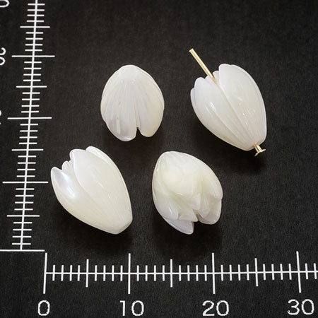 Shell parts jasmine white pearl shell