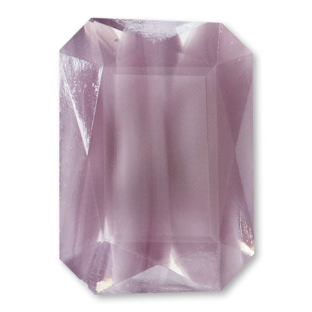 Czech Glass Stone octagong silk purple